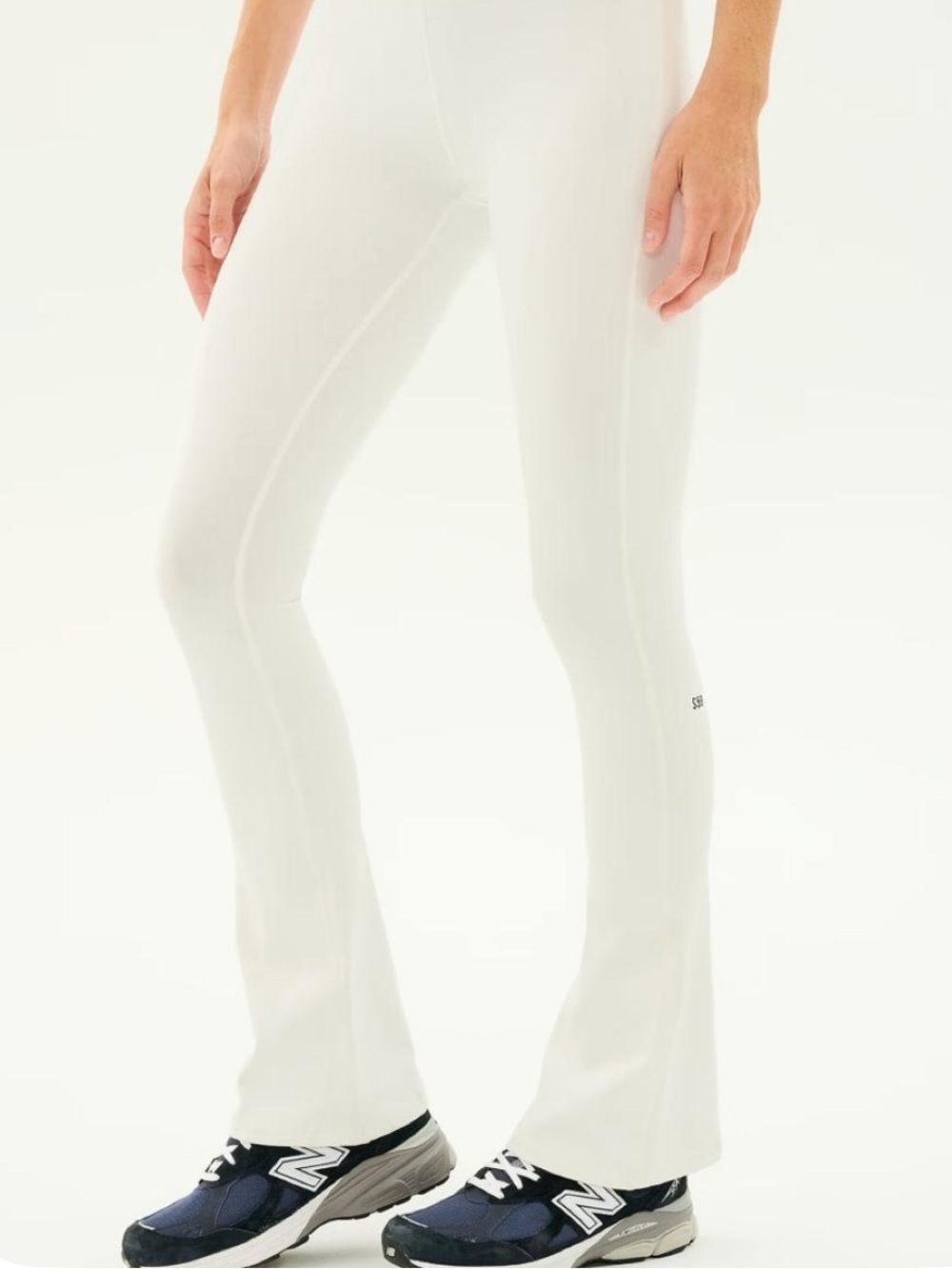 Splits59 White Boot-Cut Slim Flare Pants